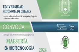 Imparte UNACH la Maestría en Biotecnología
