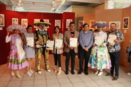 Estudiantes realizaron exposición sobre charros de Chicoloapan