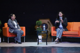 Se presenta en la ENMS de Irapuato Mujeres y Democracia: historia ilustrada de la participación política de las mujeres 