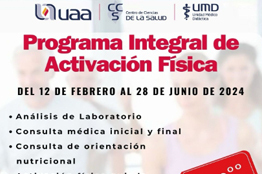 UAA abre inscripciones para el Programa Integral de Activación Física para adultos