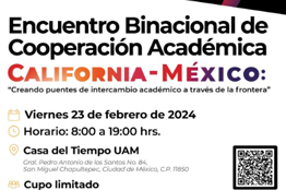 La UAM busca fortalecer el intercambio educativo y cultural con California, EEUU