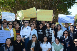 Universitarios salen a las calles en Guasave exigiendo respeto a la Autonomía y alto a la persecución política en contra de la Nueva Universidad