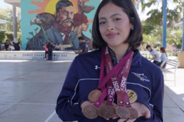 Estudiante de la Preparatoria Emiliano Zapata de la Nueva Universidad gana bronce en el Torneo Estatal de Tiro con Arco 2024 de la CONADE
