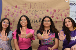 “Juntas somos invencibles” afirma grupo universitario BEE SAIA en el arranque de actividades por el Día de la Mujer