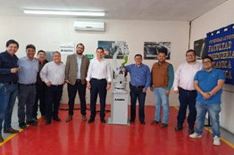 En Gira por la Unidad Norte, el Rector de la UAdeC Visita la Facultad de Ingeniería Mecánica y Eléctrica 