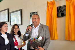 Por su destacada trayectoria y labor en el fomento de la lectura, rinden homenaje al universitario Ramón Perea Rubio