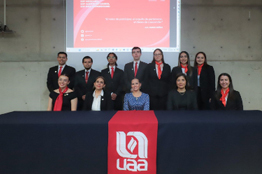 Rectora de la UAA toma protesta a nuevos integrantes de la Mesa Directiva Local del IMEF Universitario