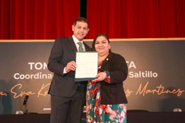 Como la Primera Coordinadora de la Unidad Saltillo de la UAdeC Toma Protesta la Dra. Eva Kerena Hernández Martínez 