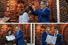 Egresadas y egresados UV recibieron la Medalla al Mérito Estudiantil 