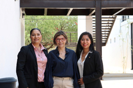 Rectora General se reúne con la comunidad universitaria del Centro Interdisciplinario del Noreste de la Universidad de Guanajuato