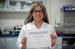 Estudiante del CICESE gana premio por aportes a la biología celular de hongos
