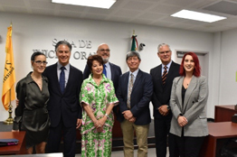 Sala de juicios orales de cetys mexicali recibe nombre de la Mtra. Maria Luisa Walther de Hoyos