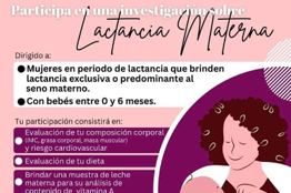 UASLP invita a participar en el proyecto de investigación sobre lactancia materna