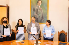 FCC de la UASLP y CIDE, firman convenio de colaboración académica y científica