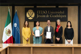 El ITESO firma convenio con el Imeplan en temas de movilidad escolar