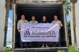 Recibe Facultad de Sistemas de la UAdeC Donación de Equipo de la Empresa Magna Mecanismos 