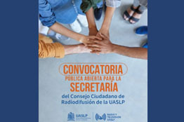 Se abre convocatoria para ser parte del Consejo Ciudadano de Radiodifusión de la UASLP