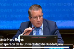 Presente UdeG en la XVIII Cumbre Internacional de Derechos Humanos, en Nueva York  