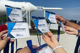 Alumnas del CNMS participaron durante el SpaceSet 2024 en Florida
