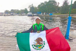 Alumno de la UABCS gana 4 medallas en juegos internacionales para personas con trasplantes