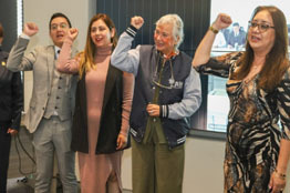 Olga Sánchez Cordero visita la UAEH 