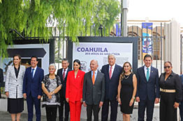 Inauguran en la UAdeC la Exposición Urbana “Coahuila 200 Años de Grandeza”