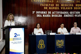 Exponen avances de la Facultad de Medicina Humana Campus II, en rubros como la academia, investigación y vinculación