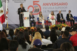 Cumple Escuela Superior de Tlahuelilpan 25 años de vida institucional