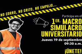El próximo jueves 19 de septiembre, la UASLP realizará el 1er. Macro Simulacro Universitario