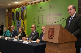 Inaugura el rector de la UNAM, Leonardo Lomelí Vanegas la feria internacional del libro universitario