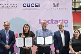 Dona la Universidad de Guadalajara mil sobres de leche humana en polvo a la Casa Hogar Cabañas  