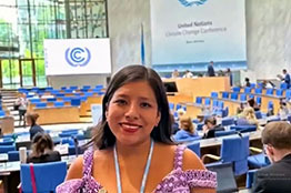 Mujer zapoteca de la UNAM, elegida para conferencia de la ONU sobre cambio climático