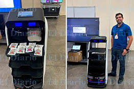 Presentan robot mesero en ANUIES-TIC