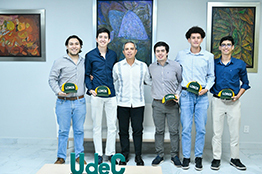 Destaca Rector de la Universidad de Colima logro de 5 alumnos de Telemática que viajarán a Japón