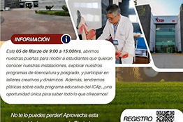 ICAp abrirá puertas al público para presentar su oferta educativa