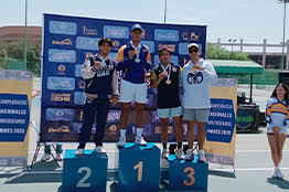 Armando Martínez, estudiante de la UAS, gana medalla de plata en el tenis del Nacionales ANUIES 2025