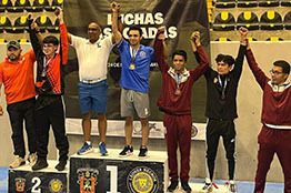 Gana la UAT medalla de plata en luchas asociadas en el nacional de la ANUIES