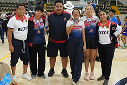 Destaca Becene en Nacional de Lucha