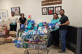 Comunidad universitaria de la Autónoma de Baja California Sur realiza donación al asilo San Vicente de Paul