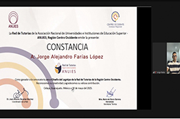 Profesor de la Universidad de Colima gana convocatoria nacional de logotipo para la Red de Tutorías de ANUIES