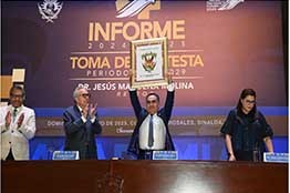 Jesús Madueña Molina asume segundo periodo como Rector de la Autónoma de Sinaloa, periodo 2025-2029