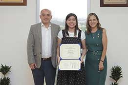 La Universidad Autónoma de Aguascalientes presente en Japón: Estudiante recibe distinción internacional.