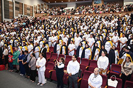 La Autónoma de Sinaloa celebra el egreso de 578 estudiantes de la Facultad de Enfermería.