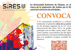 Convoca la Universidad Autónoma de Chiapas a presentar obras en la Feria Internacional del Libro